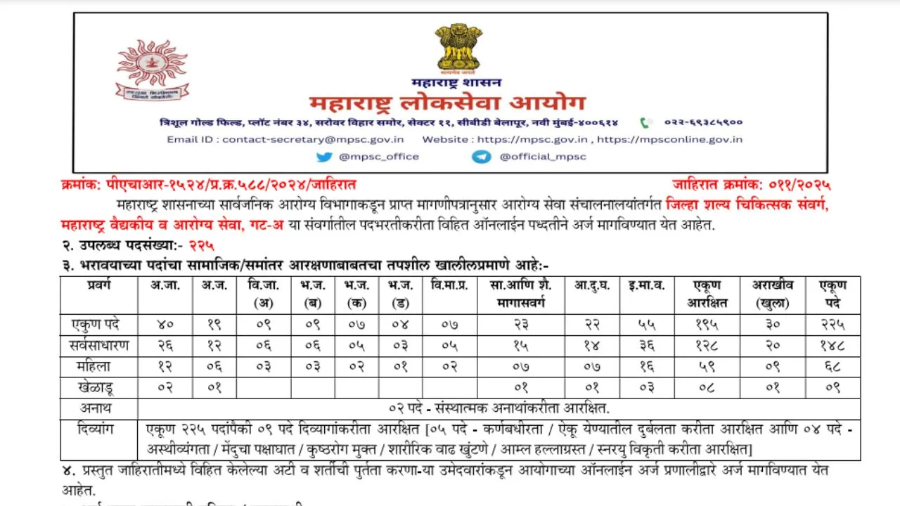 MPSC Bharti