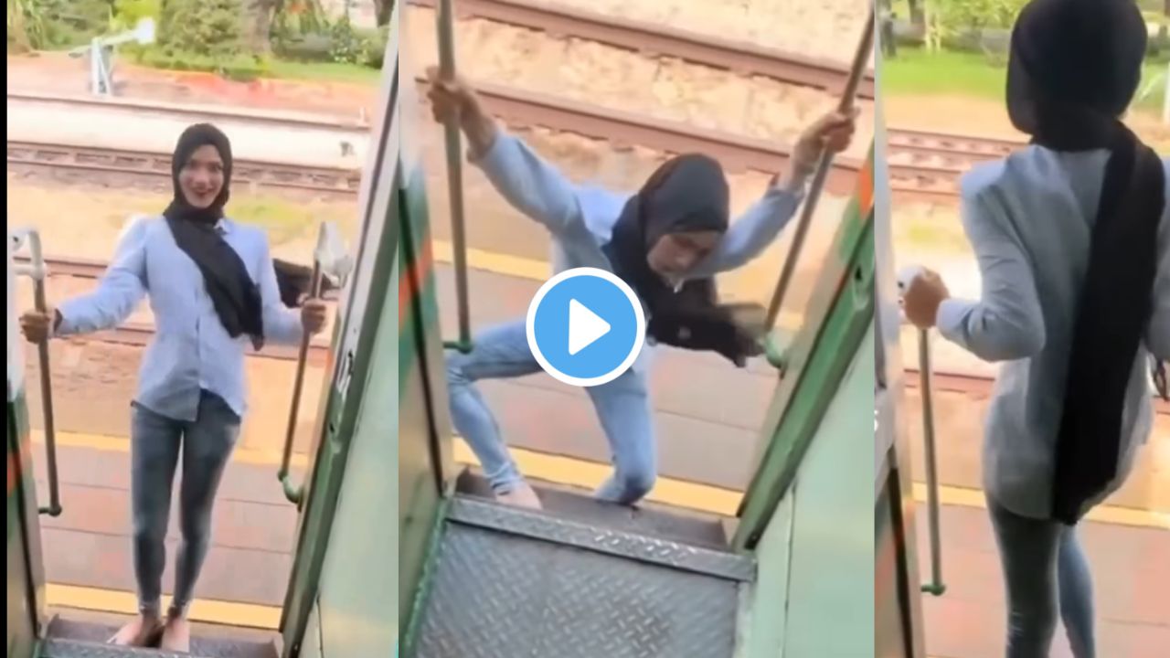 Train viral video